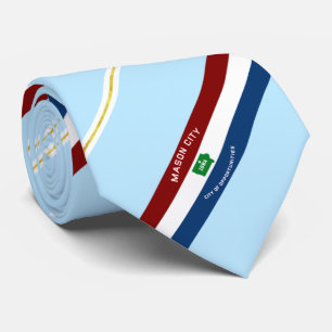 Mason City (Iowa) city flag Neck Tie