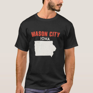 Mason City Iowa USA State America Travel Iowan  T-Shirt