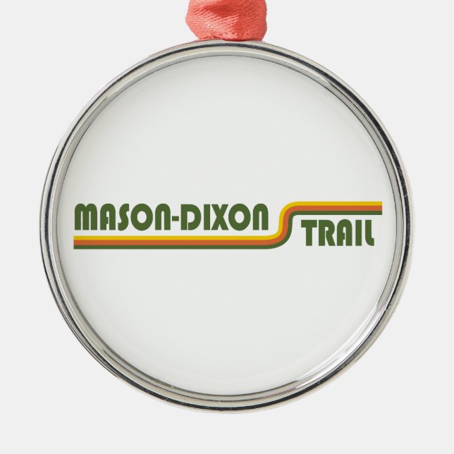 Mason-Dixon Trail Metal Tree Decoration (Front)