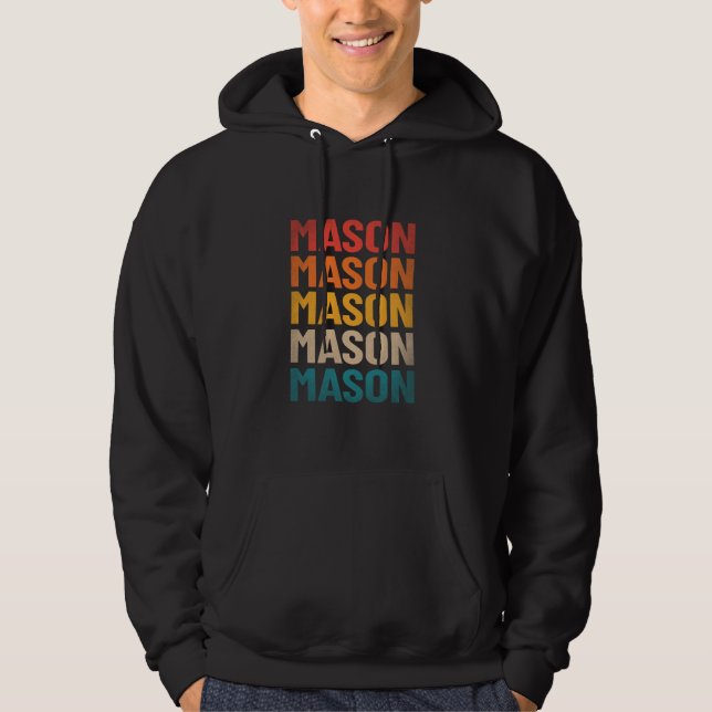 Mason First Name Shirt Vintage Mason Name (Front)