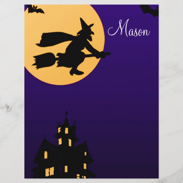 Mason Halloween Letterhead (Front)