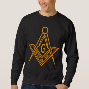Mason In God Masonic We Trust Freemasons Father's Sweatshirt