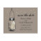 Mason Jar and Fireflies Wedding Invitations