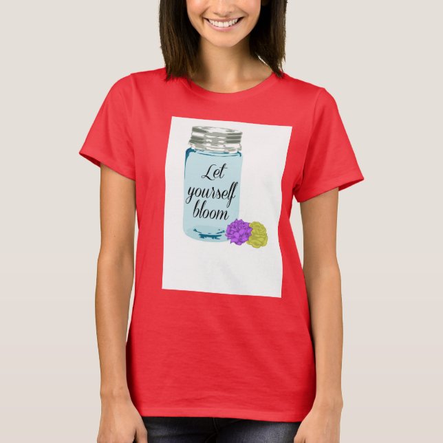 Mason jar Bloom Shirt (Front)