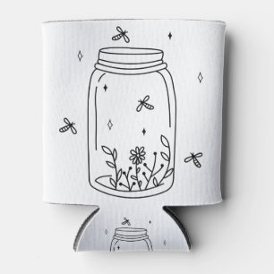 Mason Jar Fireflies Can Cosy Cooler