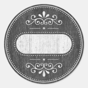 Mason Jar label - chalkboard series