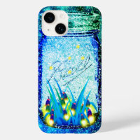 Mason jar lightning bug glowing firefly magnet