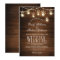 Mason Jars String Lights Elegant Rustic Wedding