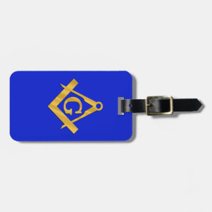 Mason - Masonic Blue Luggage Tag