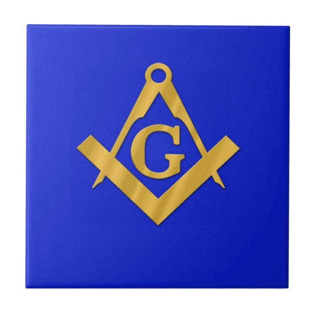 Mason - Masonic Blue Tile (Front)