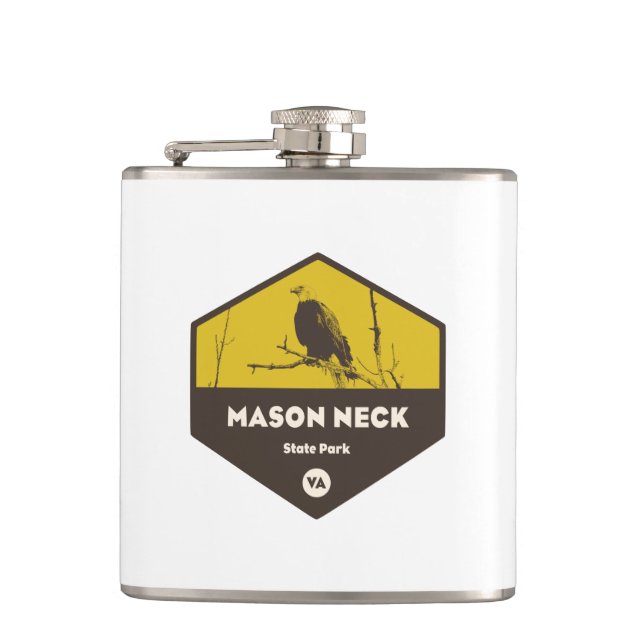 Mason Neck State Park Hip Flask (Front)