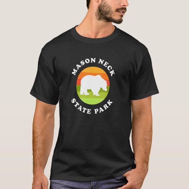 Mason Neck State Park Virginia Bear VA Souvenir T-Shirt (Front)