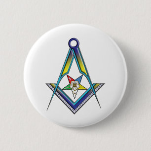 Mason OES 6 Cm Round Badge