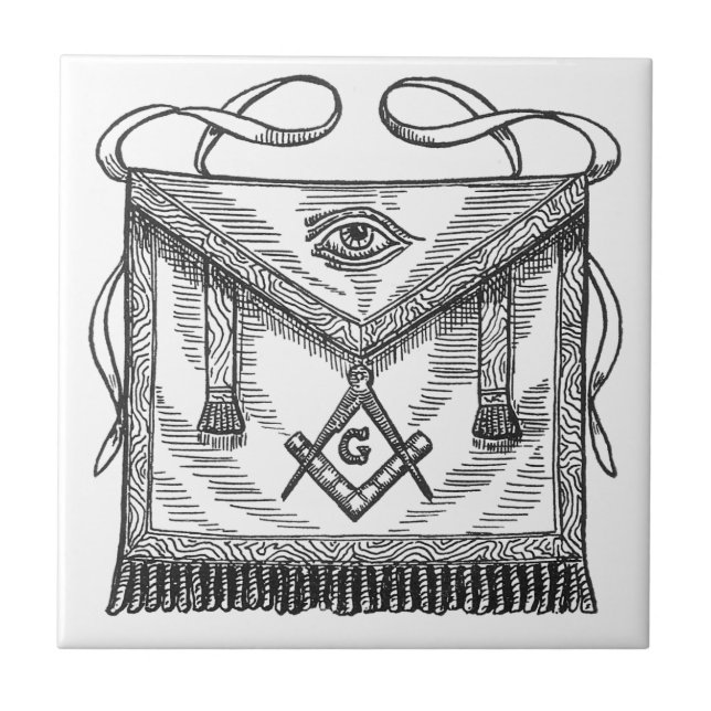 Masonic Apron Tile (Front)
