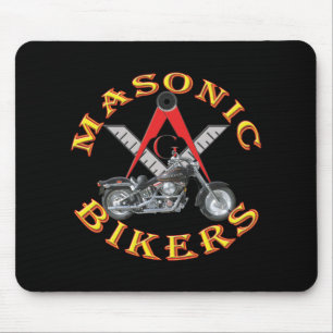 Masonic Bikers Mouse Pad