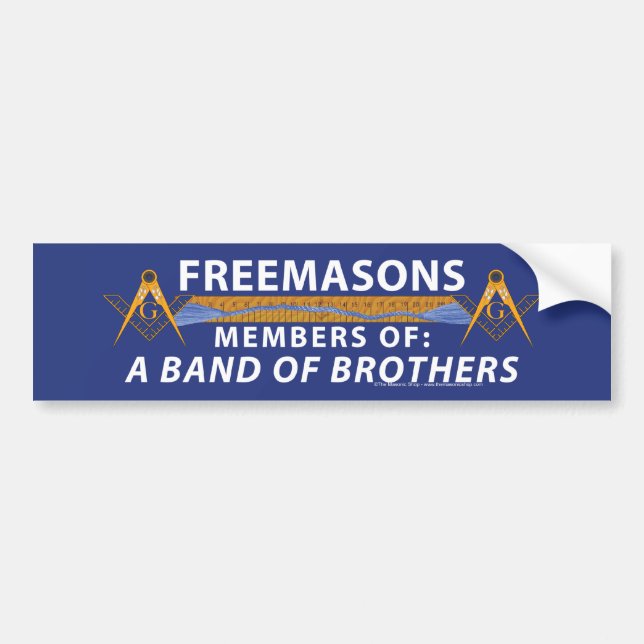 Masonic Brothers Bumper Sticker (Front)