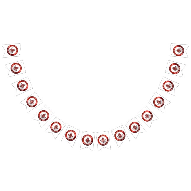 Masonic Bunting Banner Red (All)