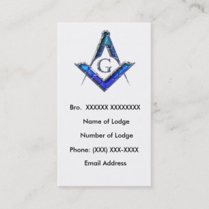 Masonic Business Card 4