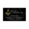 Masonic Business Cards | Black and Gold Freemason