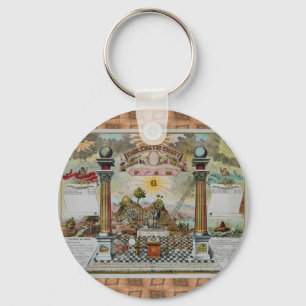 Masonic Chart 2 Key Ring