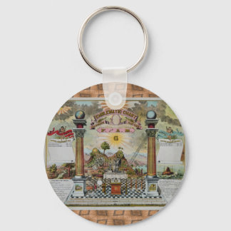 Masonic Chart 2 Key Ring