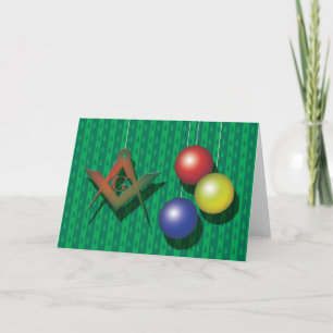 Masonic Christmas Holiday Card