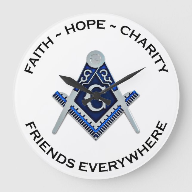 Masonic Clock Blue (Front)
