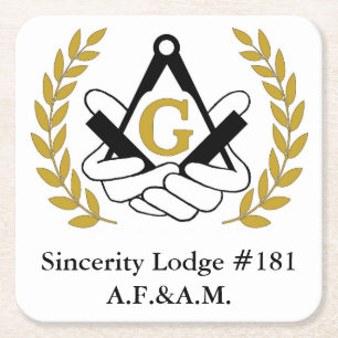 Masonic coasters