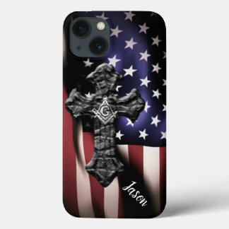 Masonic Cross iPhone 13 Case