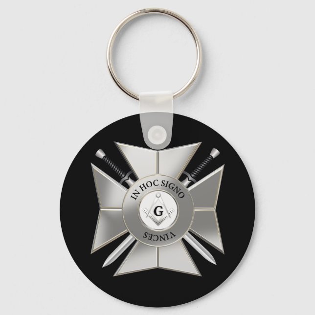 Masonic cross key ring (Front)