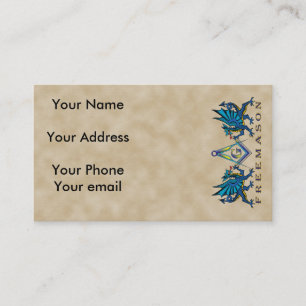 Masonic Dragons Business Card