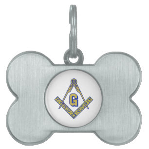 MASONIC EMBLEM PET ID TAG
