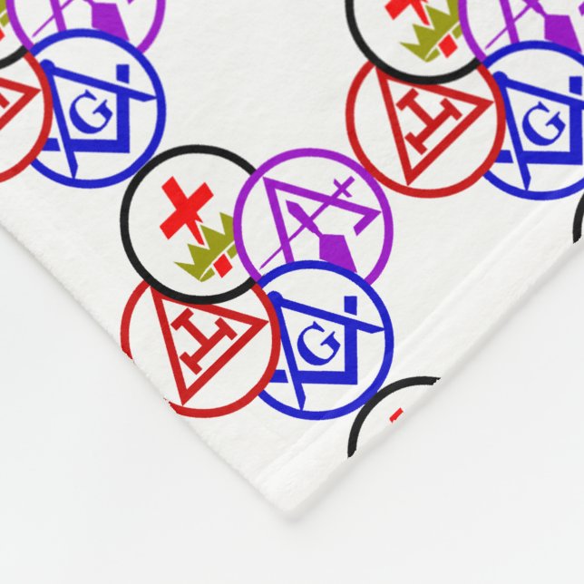 Masonic Fleece Blanket (Corner)