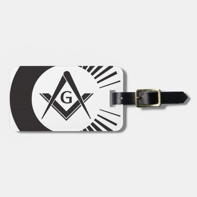 Masonic ,Freemason,Masons Luggage Tag (Front Horizontal)