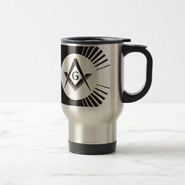 Masonic ,Freemason,Masons Travel Mug (Right)