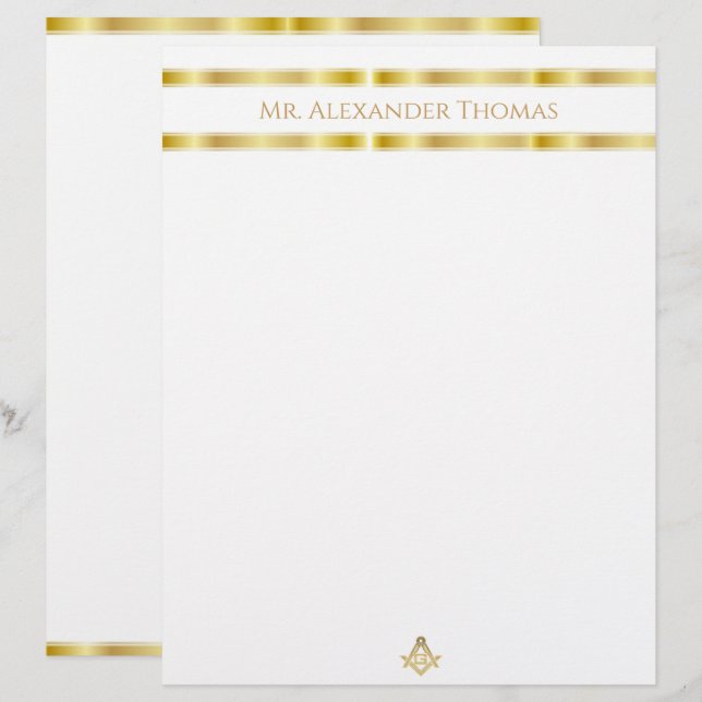 Masonic Golden Rush (Front/Back)