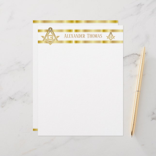 Masonic Golden Rush (Front/Back In Situ)