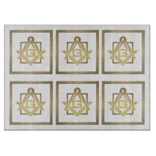 Masonic Golden Rush Cutting Board