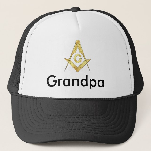 "Masonic Grandpa" Trucker's Hat (Front)