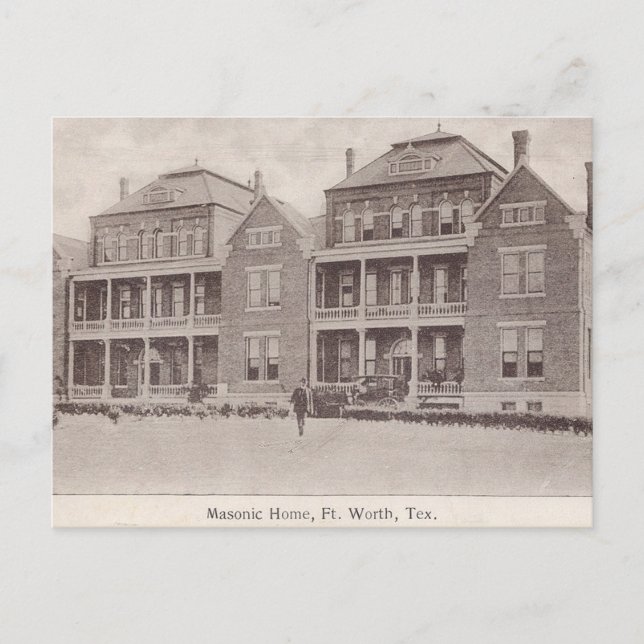Masonic Home, Fort Worth, TX Postcard (Front)