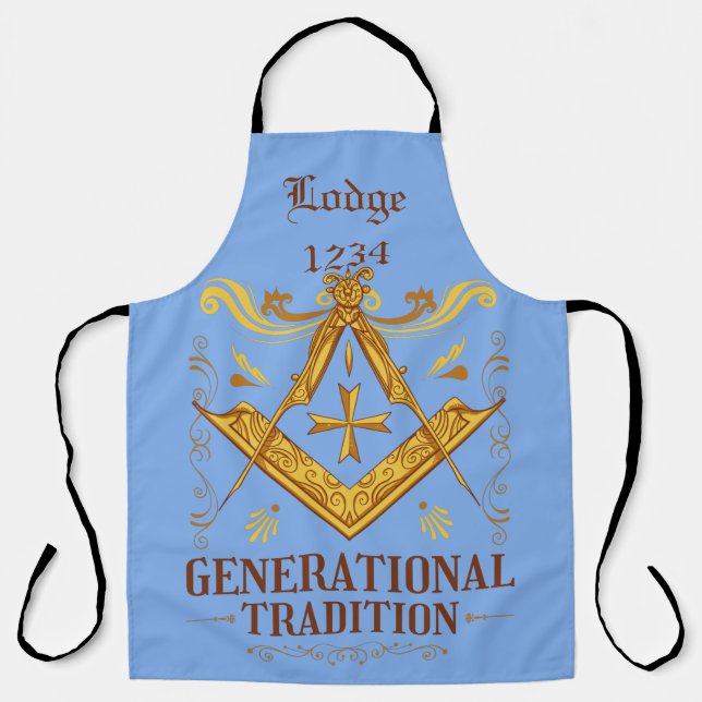 Masonic Lodge Keeping Tradition Apron (Front)