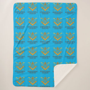 Masonic Lodge Keeping Tradition Sherpa Blanket