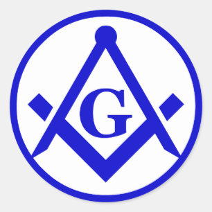 Masonic Lodge, NOT WATERPROOF Classic Round Sticker