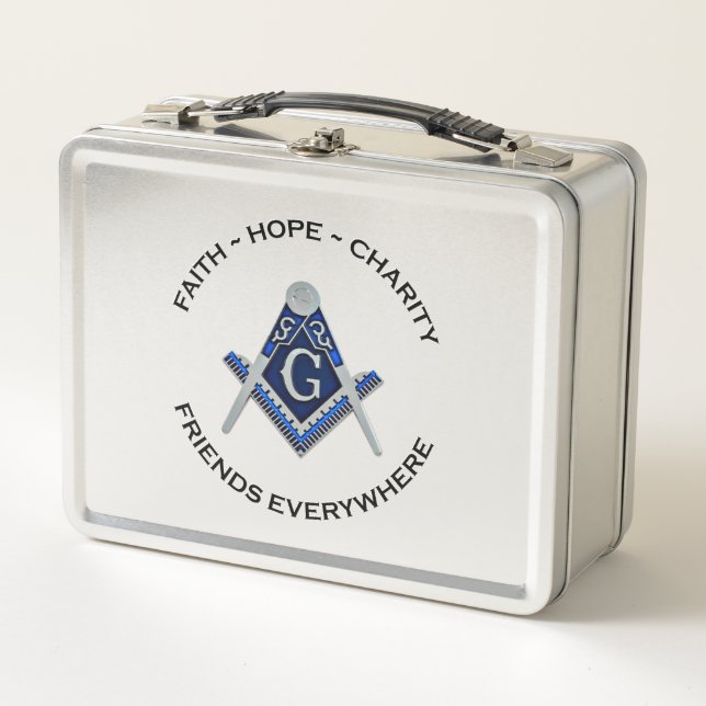 Masonic Lunchbox Blue Clean (Front)