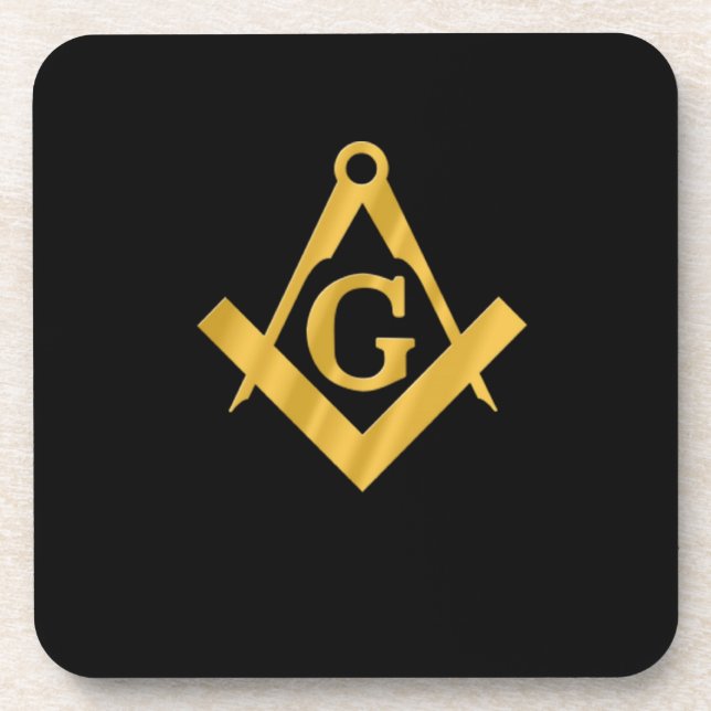 Masonic "Mason for Life" Coaster (Front)