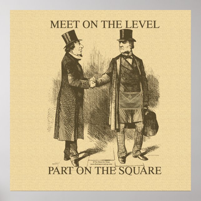 Masonic Meeting Poster (Front)