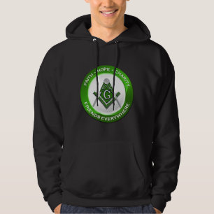 Masonic Men's Hoodie Green