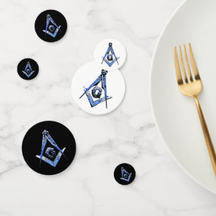 Masonic Minds (Blue) Confetti
