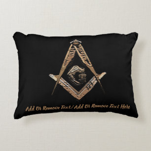 Masonic Minds (Golden) Decorative Cushion