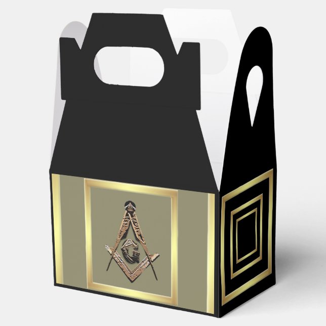 Masonic Minds (Golden) Favour Box (Opened)